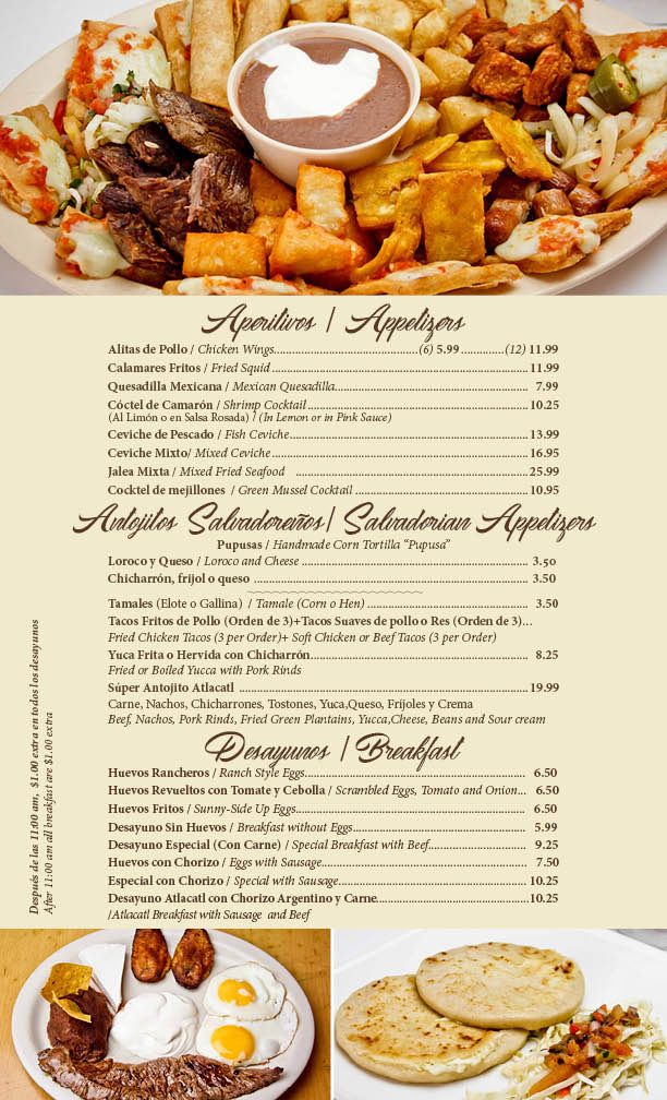 Aperitivos y Desayunos El Atlacatl